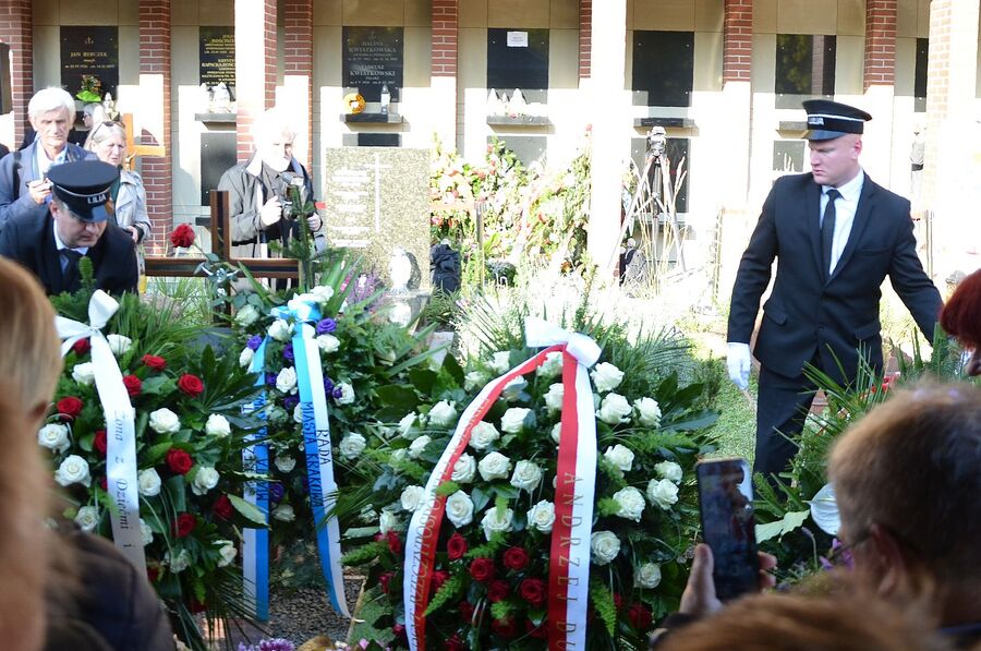 Uroczystości pogrzebowe Mieczysława Gila w Krakowie. Fot. Janusz Ślęzak (IPN)