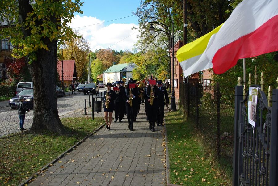 W Rabce-Zdroju odsłonięto pomnik legionistów. Fot. Jakub Ryba (IPN)