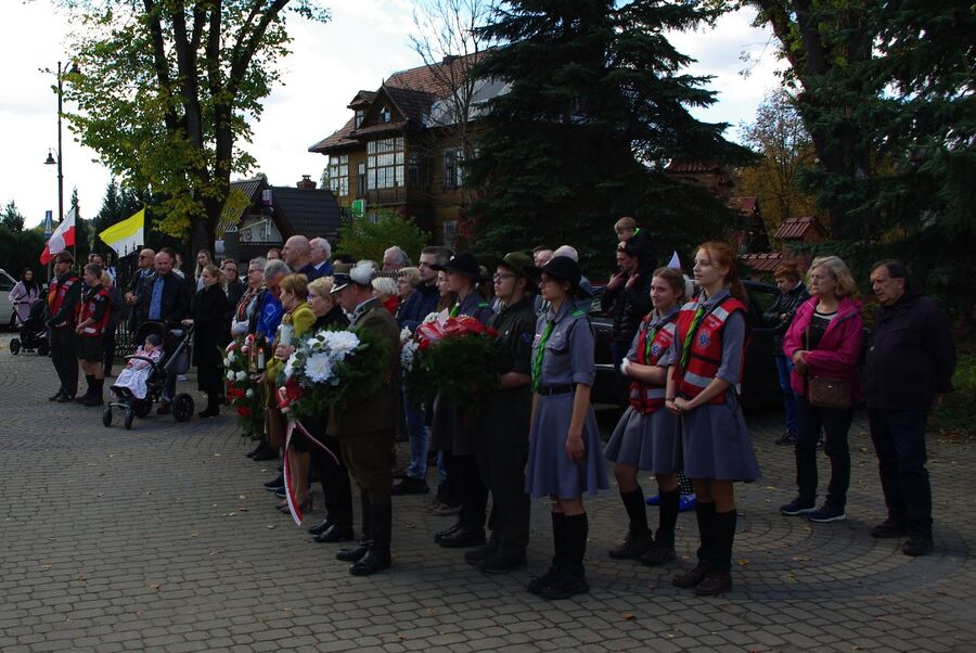 W Rabce-Zdroju odsłonięto pomnik legionistów. Fot. Jakub Ryba (IPN)