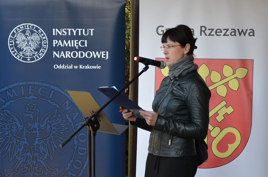 W Rzezawie upamiętniono żołnierza NOW/AK Władysława Gałkę. Fot. Janusz Ślęzak (IPN)