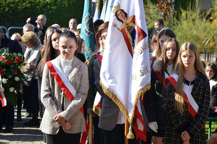 W Rzezawie upamiętniono żołnierza NOW/AK Władysława Gałkę. Fot. Janusz Ślęzak (IPN)