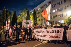 Uroczystość w 40. rocznicę śmierci Bogdana Włosika. Fot. Agnieszka Masłowska (IPN)