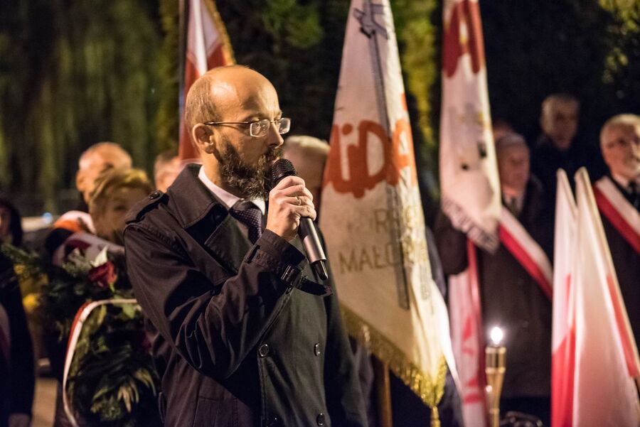 Uroczystość w 40. rocznicę śmierci Bogdana Włosika. Fot. Agnieszka Masłowska (IPN)