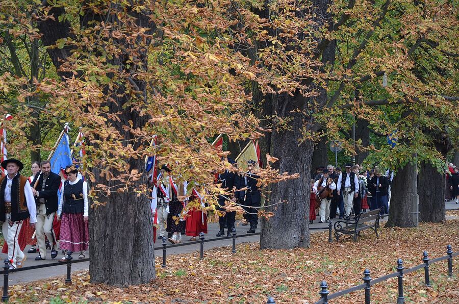 Uroczystości w 80. rocznicę śmierci Józefy Machay-Mikowej. Fot. Janusz Ślęzak (IPN)