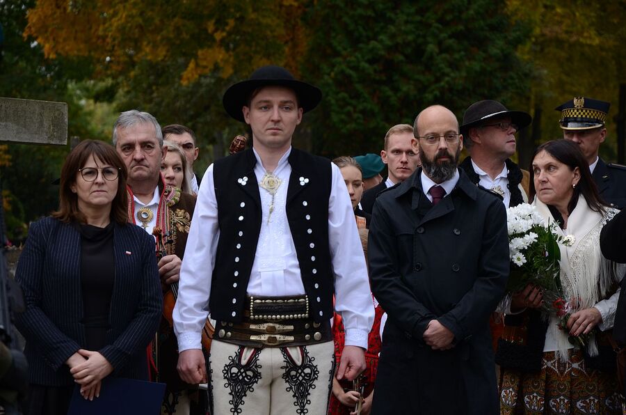 Uroczystości w 80. rocznicę śmierci Józefy Machay-Mikowej. Fot. Janusz Ślęzak (IPN)