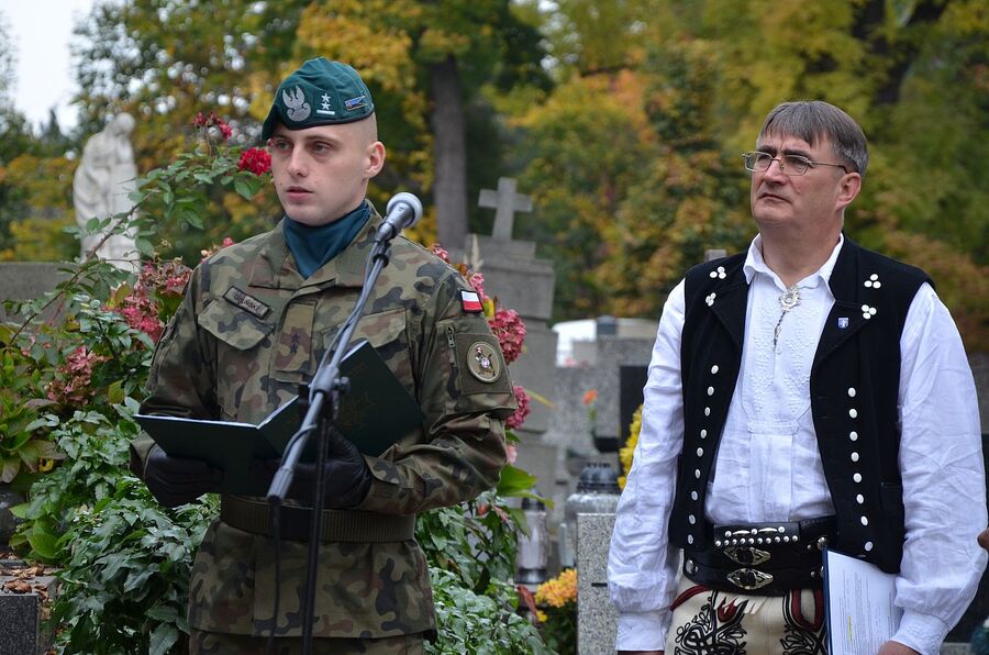 Uroczystości w 80. rocznicę śmierci Józefy Machay-Mikowej. Fot. Janusz Ślęzak (IPN)