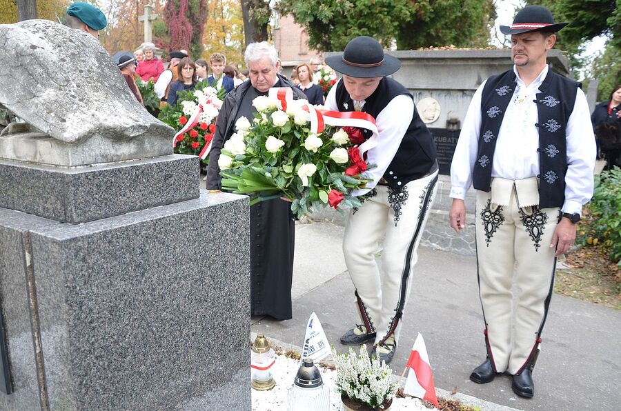 Uroczystości w 80. rocznicę śmierci Józefy Machay-Mikowej. Fot. Janusz Ślęzak (IPN)