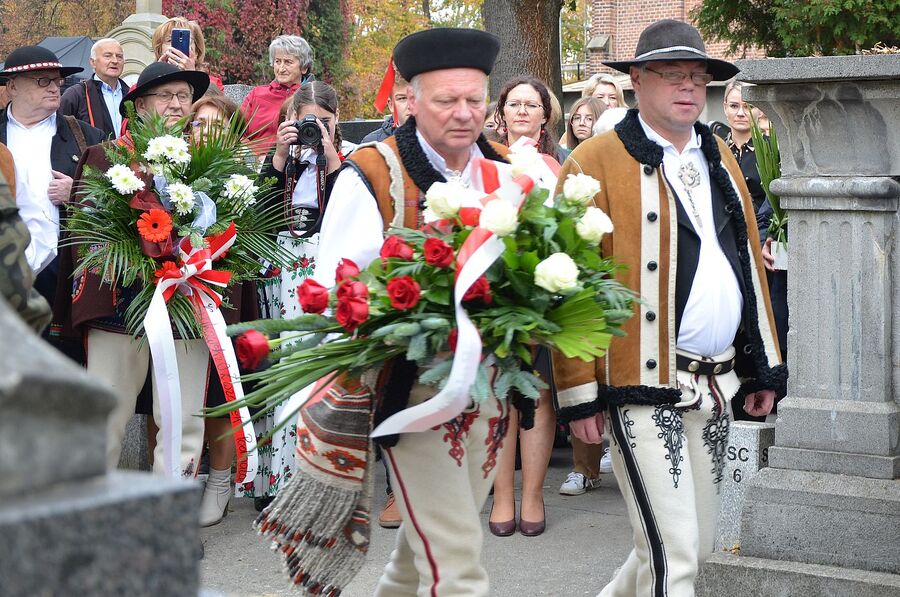 Uroczystości w 80. rocznicę śmierci Józefy Machay-Mikowej. Fot. Janusz Ślęzak (IPN)