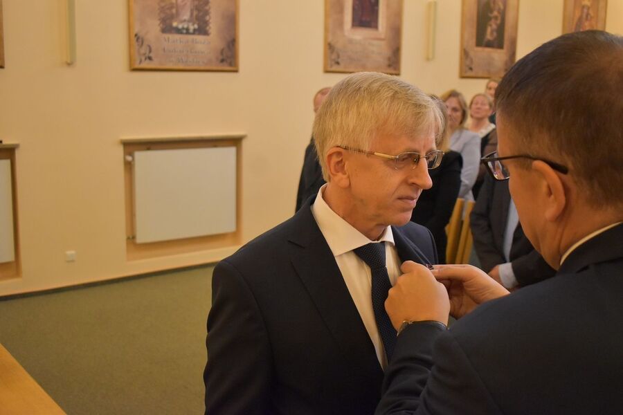 Wręczenie medali „Pro Bono Poloniae” i „Pro Patria”. Fot. Katarzyna Polit (IPN)