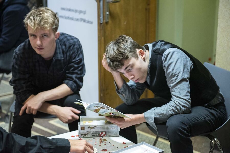 Małopolskie kwalifikacje I Olimpiady Gier Planszowych IPN. Fot. Agnieszka Masłowska (IPN)