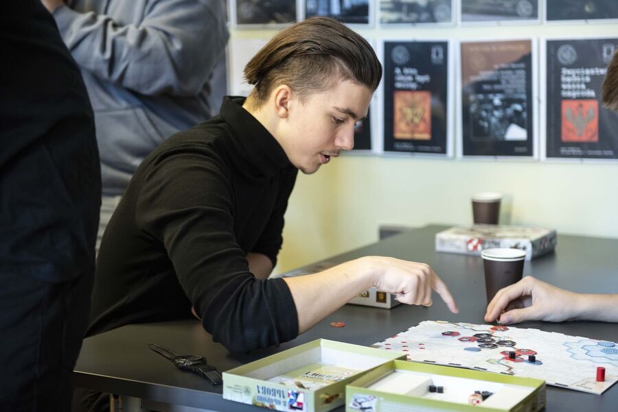 Małopolskie kwalifikacje I Olimpiady Gier Planszowych IPN. Fot. Agnieszka Masłowska (IPN)