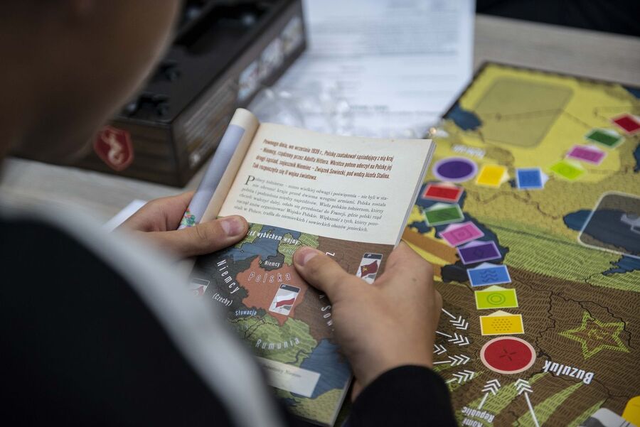 Małopolskie kwalifikacje I Olimpiady Gier Planszowych IPN. Fot. Agnieszka Masłowska (IPN)