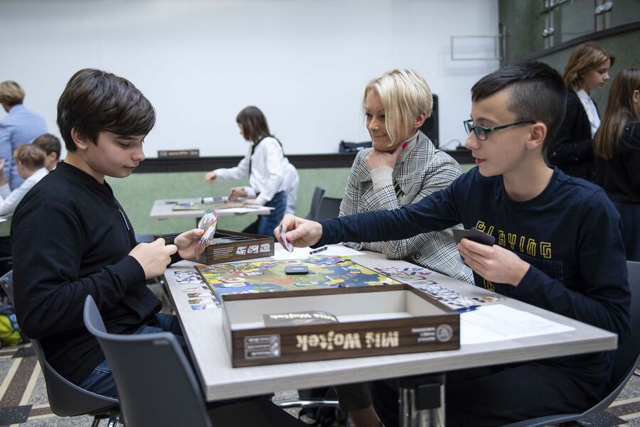 Małopolskie kwalifikacje I Olimpiady Gier Planszowych IPN. Fot. Agnieszka Masłowska (IPN)