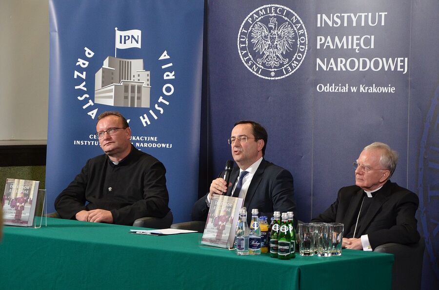 Dyskusja o książce „Defensor Ecclesiae. Arcybiskup Antoni Baraniak (1904-1977)”. Fot. Janusz Ślęzak (IPN)