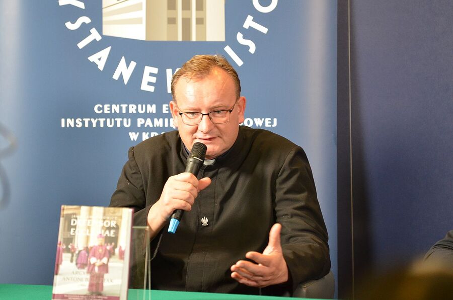 Dyskusja o książce „Defensor Ecclesiae. Arcybiskup Antoni Baraniak (1904-1977)”. Fot. Janusz Ślęzak (IPN)