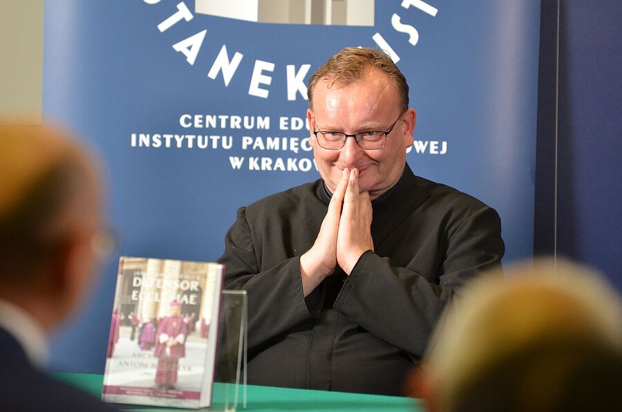 Dyskusja o książce „Defensor Ecclesiae. Arcybiskup Antoni Baraniak (1904-1977)”. Fot. Janusz Ślęzak (IPN)