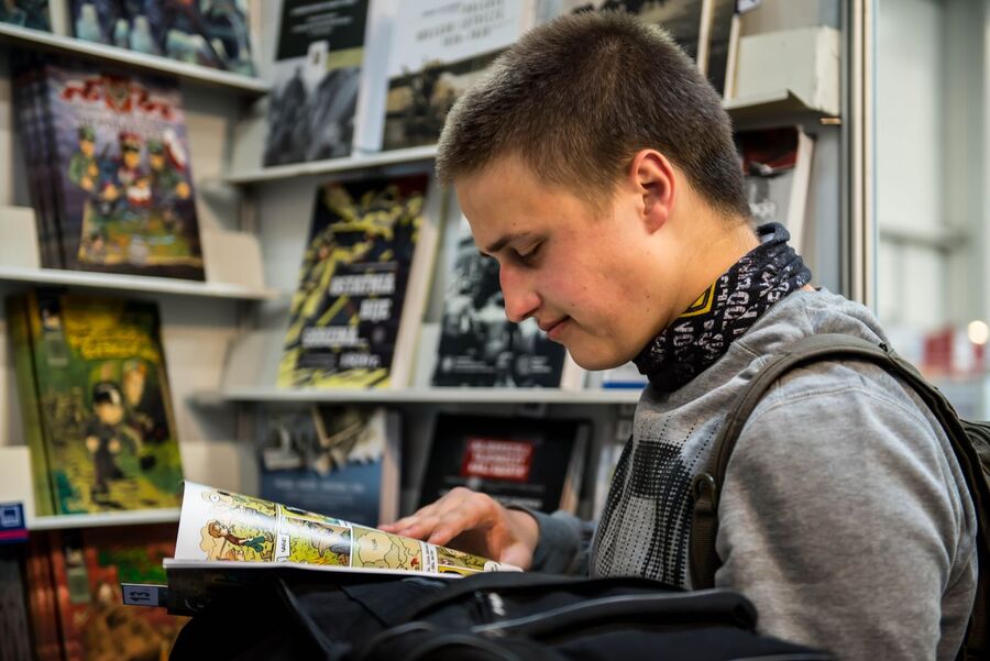 Wydawnictwo IPN na Targach Książki w Krakowie. Fot. Agnieszka Masłowska (IPN)