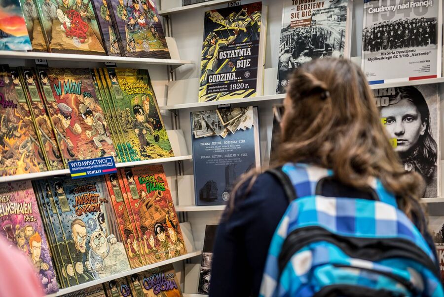 Wydawnictwo IPN na Targach Książki w Krakowie. Fot. Agnieszka Masłowska (IPN)