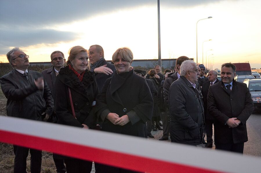 W Skawinie oficjalnie otwarto ulicę Mieczysława Majdzika. Fot. Janusz Ślęzak (IPN)