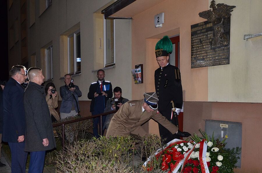 W Skawinie oficjalnie otwarto ulicę Mieczysława Majdzika. Fot. Janusz Ślęzak (IPN)