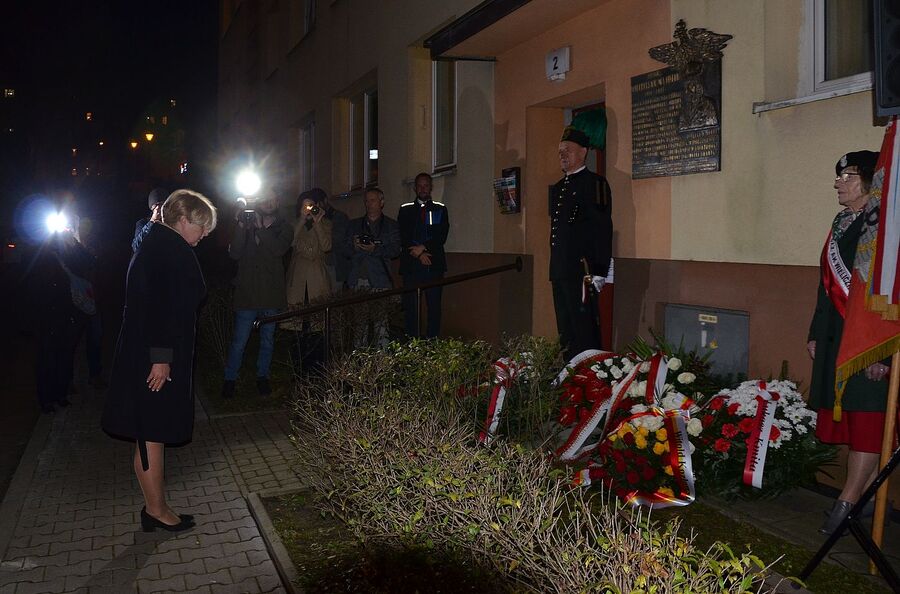 W Skawinie oficjalnie otwarto ulicę Mieczysława Majdzika. Fot. Janusz Ślęzak (IPN)