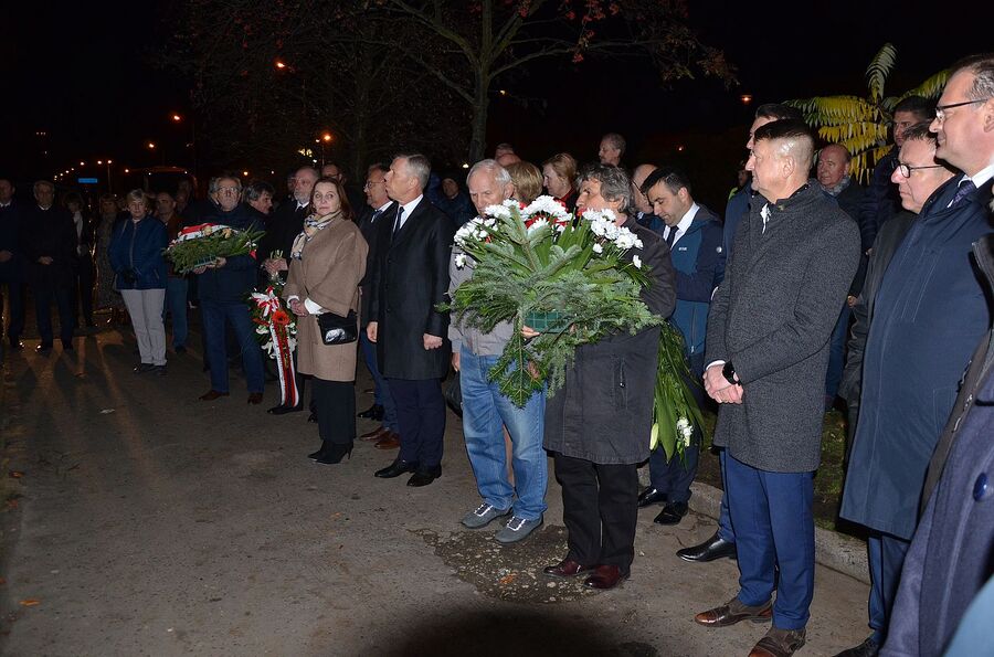 W Skawinie oficjalnie otwarto ulicę Mieczysława Majdzika. Fot. Janusz Ślęzak (IPN)