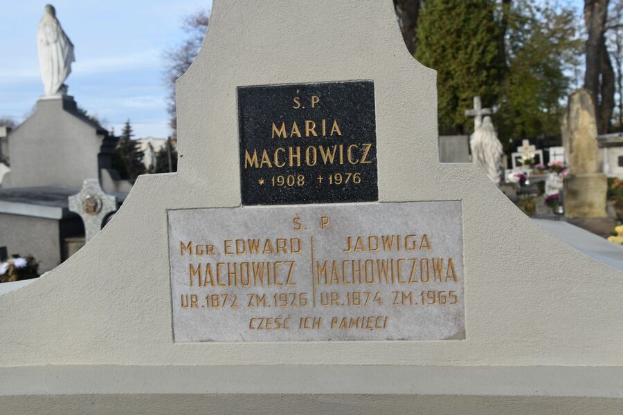 Uroczystość przy grobie braci Machowiczów w Wieliczce