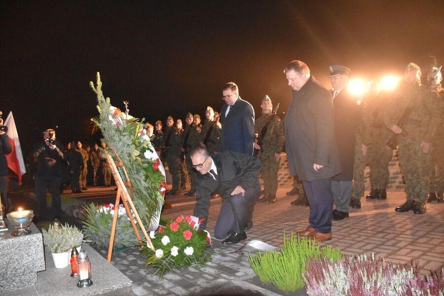 Uroczystość poświęcenia nowego nagrobka Bolesława Zmysły