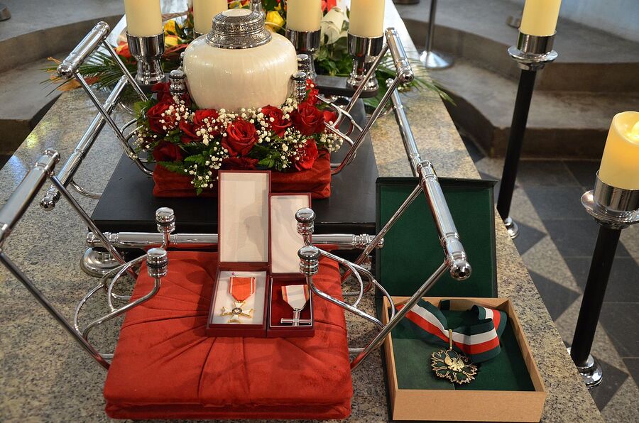 Ostatnie pożegnanie Elżbiety Morawiec. Fot. Janusz Ślęzak (IPN)