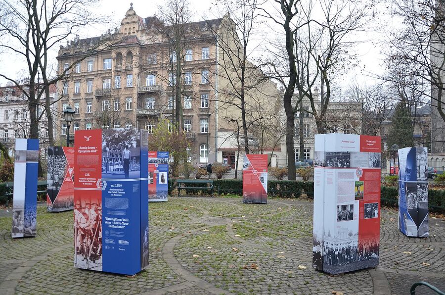 Kraków. Wystawa o Sokolstwie Polskim w Ameryce. Fot. Janusz Ślęzak (IPN)