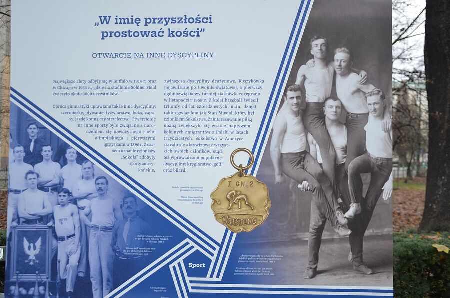 Kraków. Wystawa o Sokolstwie Polskim w Ameryce. Fot. Janusz Ślęzak (IPN)