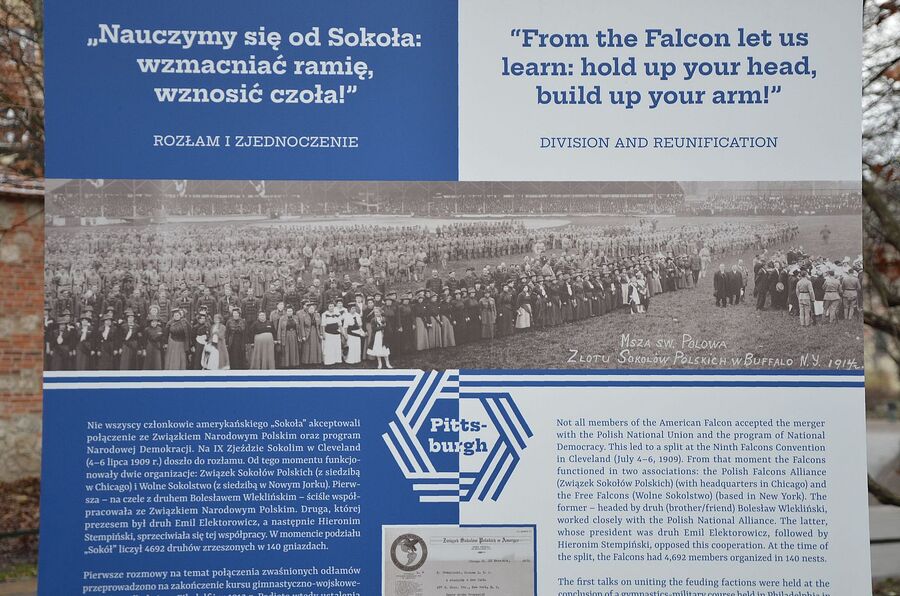 Kraków. Wystawa o Sokolstwie Polskim w Ameryce. Fot. Janusz Ślęzak (IPN)