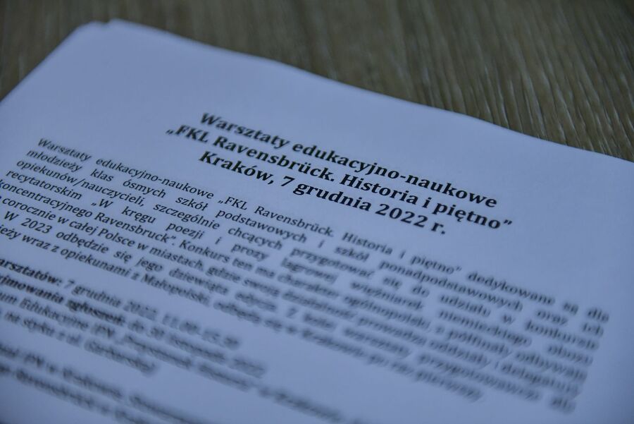 Warsztaty „FKL Ravensbrück. Historia i piętno”. Fot. Agnieszka Masłowska (IPN)