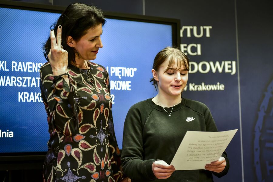 Warsztaty „FKL Ravensbrück. Historia i piętno”. Fot. Agnieszka Masłowska (IPN)