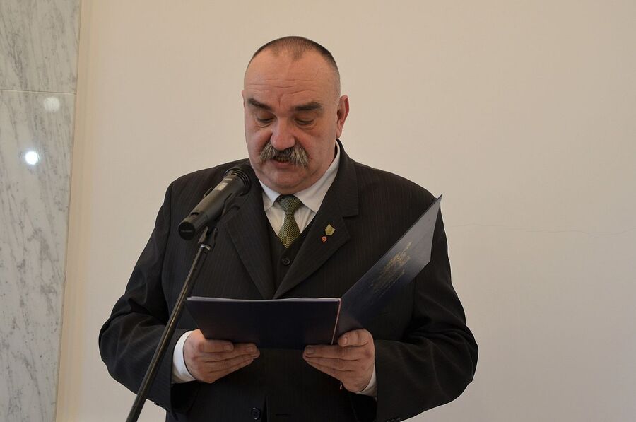 Wadowice. Odznaczenia państwowe dla trojga bohaterów podziemia niepodległościowego. Fot. Janusz Ślęzak (IPN)