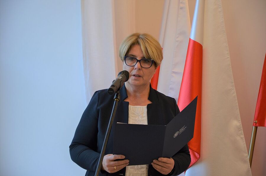 Wadowice. Odznaczenia państwowe dla trojga bohaterów podziemia niepodległościowego. Fot. Janusz Ślęzak (IPN)