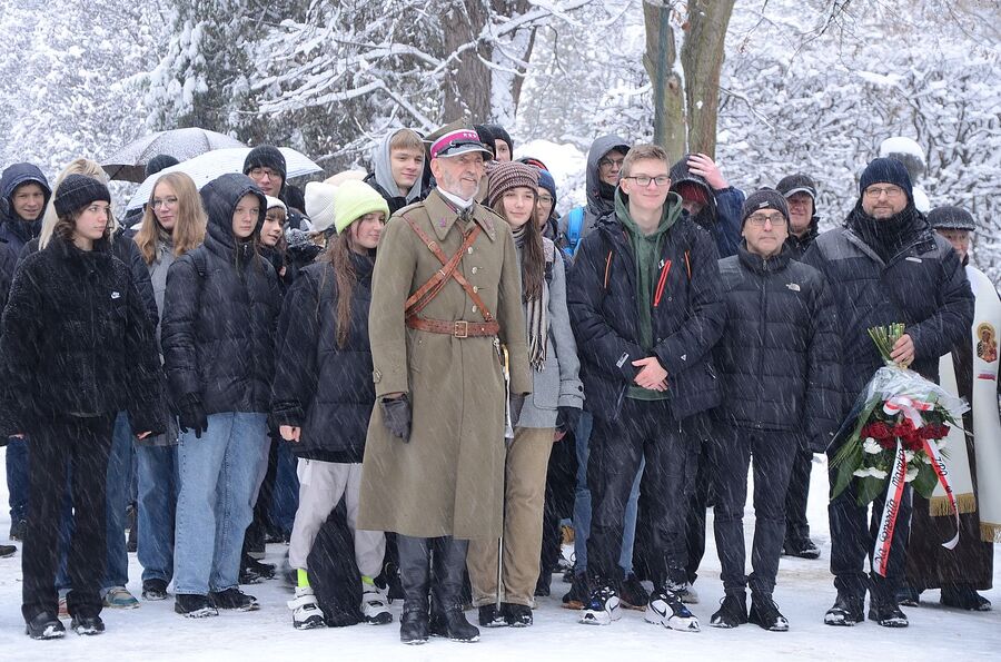 Kraków. 28. rocznica śmierci gen. Maczka. Fot. Janusz Ślęzak (IPN)