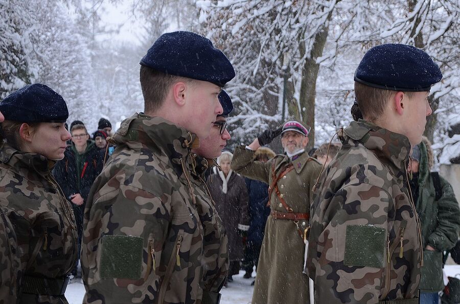 Kraków. 28. rocznica śmierci gen. Maczka. Fot. Janusz Ślęzak (IPN)