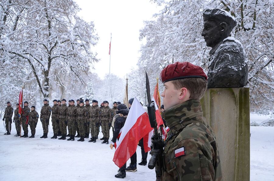 Kraków. 28. rocznica śmierci gen. Maczka. Fot. Janusz Ślęzak (IPN)