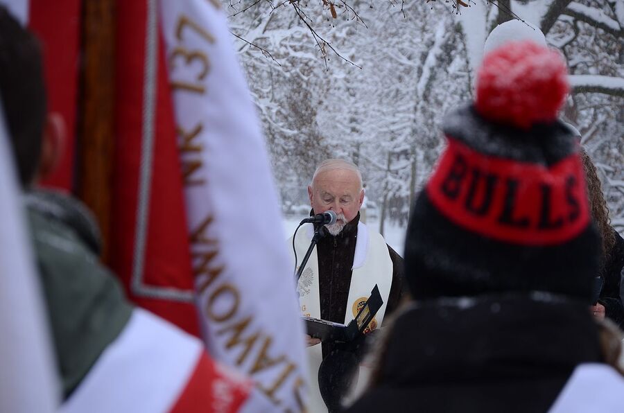 Kraków. 28. rocznica śmierci gen. Maczka. Fot. Janusz Ślęzak (IPN)