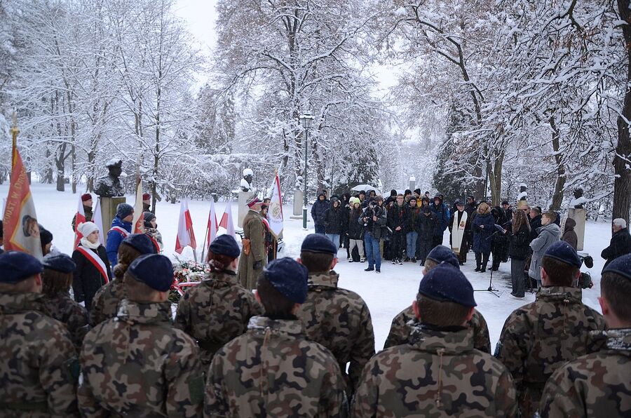 Kraków. 28. rocznica śmierci gen. Maczka. Fot. Janusz Ślęzak (IPN)