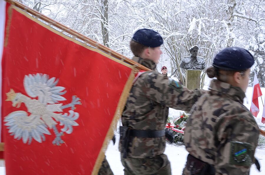 Kraków. 28. rocznica śmierci gen. Maczka. Fot. Janusz Ślęzak (IPN)