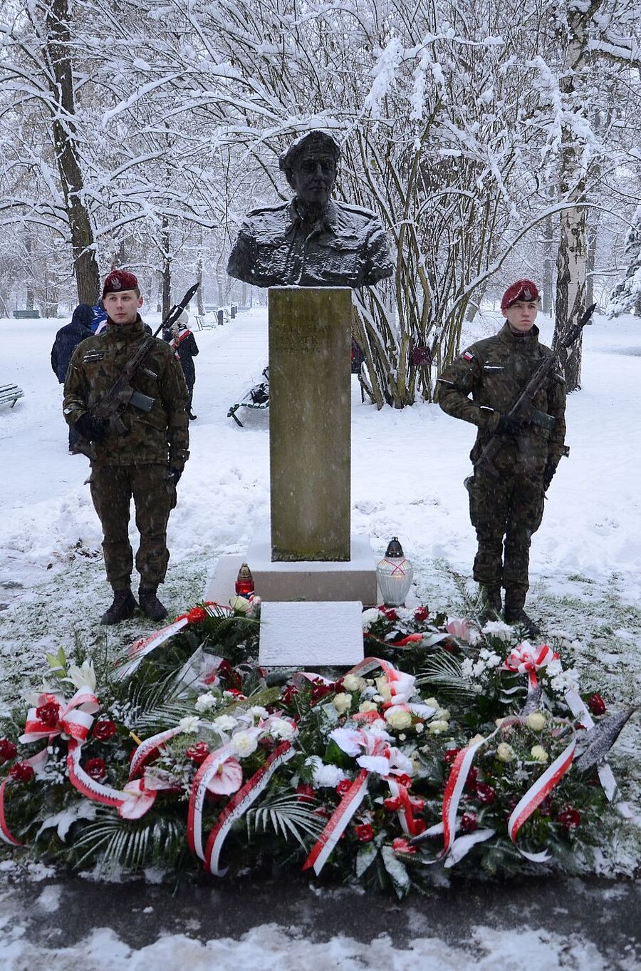 Kraków. 28. rocznica śmierci gen. Maczka. Fot. Janusz Ślęzak (IPN)
