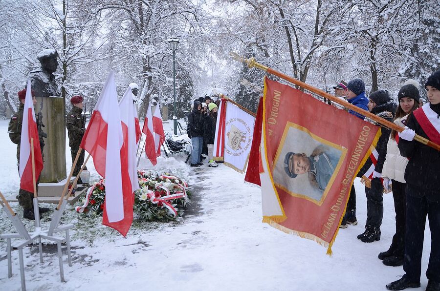 Kraków. 28. rocznica śmierci gen. Maczka. Fot. Janusz Ślęzak (IPN)