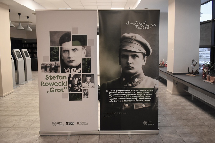 Wystawa o Stefanie Roweckim „Grocie”. Fot. Dariusz Skrzyniarz (IPN)