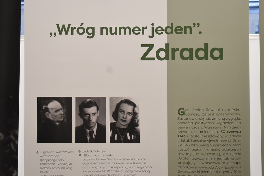 Wystawa o Stefanie Roweckim „Grocie”. Fot. Dariusz Skrzyniarz (IPN)