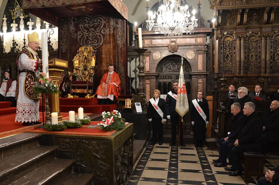 Dzień Pamięci Ofiar Stanu Wojennego. Uroczystości w Krakowie. Fot. Janusz Ślęzak (IPN)