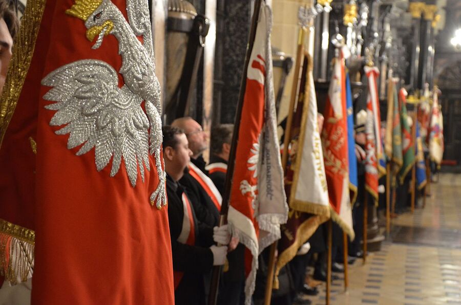 Dzień Pamięci Ofiar Stanu Wojennego. Uroczystości w Krakowie. Fot. Janusz Ślęzak (IPN)