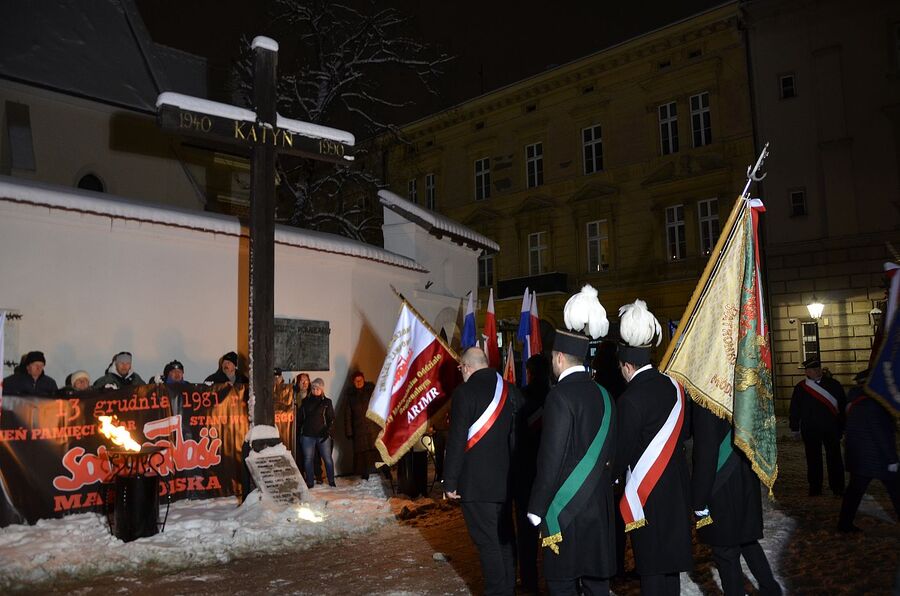 Dzień Pamięci Ofiar Stanu Wojennego. Uroczystości w Krakowie. Fot. Janusz Ślęzak (IPN)