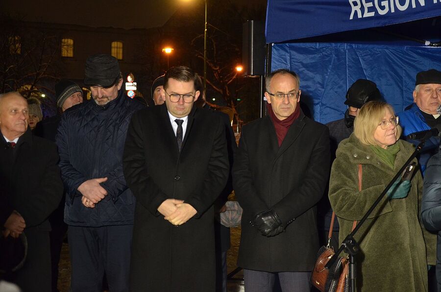 Dzień Pamięci Ofiar Stanu Wojennego. Uroczystości w Krakowie. Fot. Janusz Ślęzak (IPN)